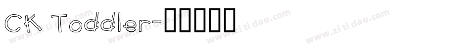 CK Toddler字体转换